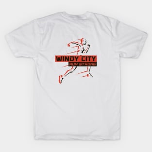 Windy City Run Strong - Chicago Marathon T-Shirt